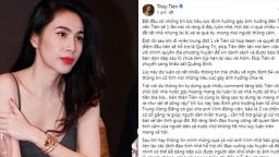 Thủy Tiên viết tâm thư dài sau hàng loạt chỉ trích chuyện từ thiện miền Trung