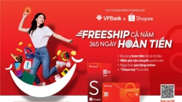 Thẻ tín dụng VPBank Shopee: ưu đãi miễn phí vận chuyển; hoàn tiền đến 10%/năm