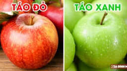 Táo đỏ hay táo xanh tốt hơn cho sức khỏe?