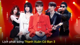 Lịch phát sóng Thanh Xuân Có Bạn 3 trên iQIYI, WeTV