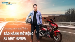 Tăng lợi ích cho khách hàng với gói bảo hành mở rộng xe máy honda của Bảo hiểm Bảo Việt