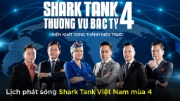 Lịch phát sóng Shark Tank Việt Nam - Thương Vụ Bạc Tỷ mùa 4