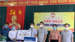 Tập đoàn TH ủng hộ thị xã Hoàng Mai, Nghệ An 30.000 sản phẩm đồ uống tốt cho sức khỏe