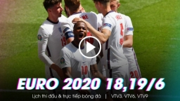 Trực tiếp bóng đá EURO 2020 18-19/6: Tâm điểm Bồ Đào Nha vs Đức trên VTV3, VTV6, VTV9