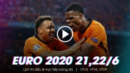 Trực tiếp bóng đá EURO 2020 21-22/6: Bắc Macedonia vs Hà Lan, Phần Lan vs Bỉ trên VTV