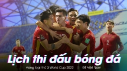 Lịch thi đấu vòng loại thứ 3 World Cup 2022 của ĐT Việt Nam mới nhất, chính xác nhất