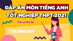 Gợi ý đáp án môn Tiếng Anh tốt nghiệp THPT 2021 tất cả 24 mã đề