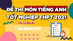 Đề thi môn Tiếng Anh tốt nghiệp THPT 2021 24 mã đề đầy đủ nhất