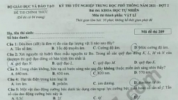 Đề thi, đáp án môn Vật lý tốt nghiệp THPT 2021 đợt 2 tất cả mã đề đầy đủ nhất