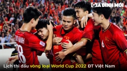 Lịch thi đấu và trực tiếp vòng loại thứ 3 World Cup 2022 của ĐT Việt Nam