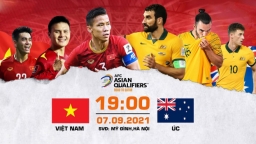 Trực tiếp bóng đá Việt Nam vs Úc 7/9 vòng loại World Cup 2022 trên VTV6, FPT Play