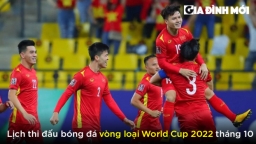 Lịch thi đấu vòng loại World Cup 2022 khu vực châu Á tháng 10 mới nhất, chính xác nhất