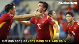 Kết quả bóng đá Việt Nam vs Campuchia 19/12, bảng xếp hạng AFF Cup 2020 bảng B mới nhất