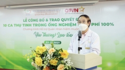 10 cặp vợ chồng quân nhân hiếm muộn được hỗ trợ trên hành trình tìm kiếm con yêu