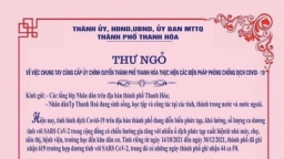 Một thành phố có thư ngỏ vận động người dân xa quê không về quê dịp Tết Nguyên đán