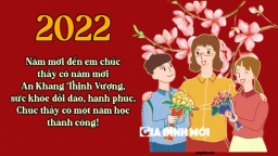 Lời chúc Tết Nguyên đán Nhâm Dần 2022 cho thầy cô giáo hay, ý nghĩa, tình cảm nhất