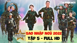 Sao nhập ngũ 2022 tập 5: Dàn cast tập gấp chăn màn, bắn súng