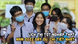 Lịch thi tốt nghiệp THPT năm 2022 đầy đủ, chi tiết nhất