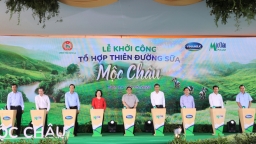 Mộc Châu Milk và Vinamilk chính thức ra mắt và khởi công dự án: 'Tổ hợp thiên đường sữa Mộc Châu'