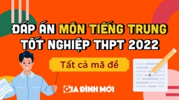 Đề thi, đáp án môn Tiếng Trung Quốc tốt nghiệp THPT 2022 tất cả 24 mã đề