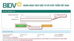 Hướng dẫn thanh toán lệ phí xét tuyển đại học qua ngân hàng BIDV