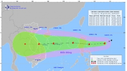 Tin bão mới nhất cơn bão số 4 - bão Noru tiến sát Biển đông giật cấp 11