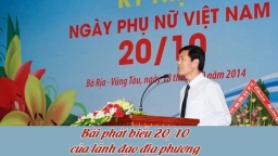 Bài phát biểu 20/10 của lãnh đạo địa phương súc tích và hay nhất