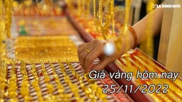 Giá vàng hôm nay 25/11: Tiếp tục củng cố đà tăng