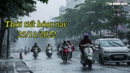 Thời tiết hôm nay 25/11: Miền Bắc tiếp tục mưa lạnh