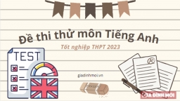 Đề thi thử môn Tiếng Anh tốt nghiệp THPT 2023 của THPT Ninh Giang lần 1