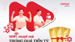 Lắp internet cáp quang Viettel đón Tết, trúng vàng trị giá hơn 2,2 tỷ đồng