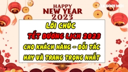 Lời chúc Tết Dương lịch 2023 cho khách hàng, đối tác hay nhất