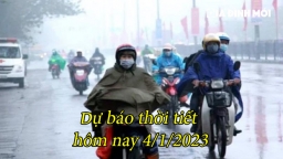 Dự báo thời tiết hôm nay 4/1: Trời lạnh, có mưa nhỏ rải rác