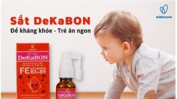 Xịt họng Dekabon - Bổ sung sắt an toàn, hiệu quả cho bé