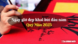 Ngày giờ đẹp khai bút đầu năm Quý Mão 2023