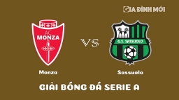 Nhận định Monza vs Sassuolo giải Serie A hôm nay 22/1