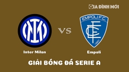 Nhận định Inter Milan vs Empoli giải Serie A ngày 24/1