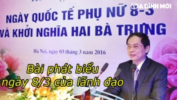 Bài phát biểu 8/3/2024 của lãnh đạo đầy đủ, hay và súc tích nhất