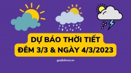 Dự báo thời tiết đêm nay và ngày mai 4/3/2023 trên cả nước