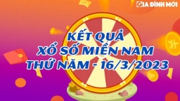 Xổ số miền Nam ngày 16/3/2023 - kết quả XSMN ngày 16/3 - sổ xố miền Nam thứ Năm 16/3