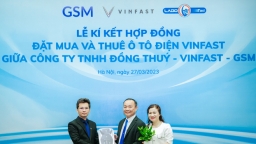 Lado taxi thuê 500 ô tô điện VinFast và mua bổ sung 40 xe VF e34