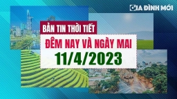 Thời tiết đêm nay và ngày mai 11/4/2023 có nhiệt độ bao nhiêu?