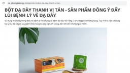 Bộ Y tế cảnh báo người dân không sử dụng 4 loại thực phẩm chức năng đang quảng cáo rầm rộ trên mạng, trong đó có bột dạ dày và ngăn bạc tóc