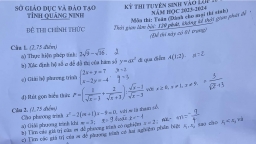 Đề thi môn Toán vào lớp 10 Quảng Ninh năm 2023 đầy đủ nhất