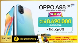 Thế Giới Di Động mở bán đặc biệt OPPO A98 sạc siêu nhanh, lướt siêu mượt