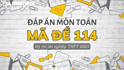 Đáp án môn Toán mã đề 114 tốt nghiệp THPT 2023 chính xác nhất