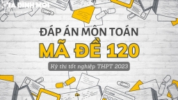 Đáp án môn Toán mã đề 120 tốt nghiệp THPT 2023 chính xác nhất