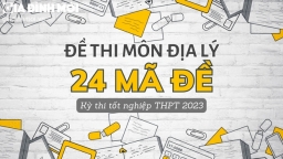 Đề thi môn Địa lý tốt nghiệp THPT 2023 đầy đủ 24 mã đề