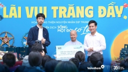 VietinBank và Đen Vâu mang “Lãi vui trăng đầy” đến với hàng ngàn trẻ em khó khăn