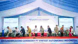 VinFast chính thức động thổ nhà máy lắp ráp xe điện tại Indonesia